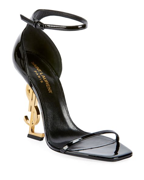 yves saint laurent scarpe sandalo|saint laurent block heel sandals.